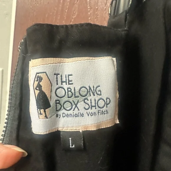 Oblong box skeleton dress Halloween large unique vintage - Picture 5 of 9